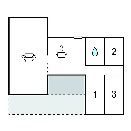 3 Bedroom Beautiful In 度假居 Roslev